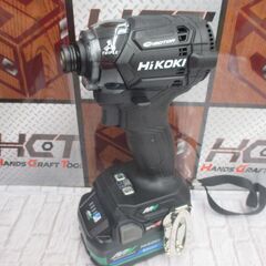 HiKOKI ハイコーキ WH36DC2XPBSZ インパクトドライバ 未使用 マルチバッテリー×2 充電器 説明書 【ハンズクラフト宜野湾店】の画像