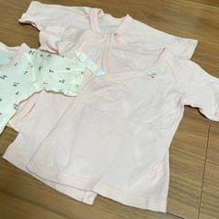 【美品】新生児　短肌着3枚セットの画像