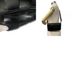 ボッテガヴェネタ BOTTEGAVENETA ボディバッグ カセット カセット ベルトバッグ 668572 ブラックの画像