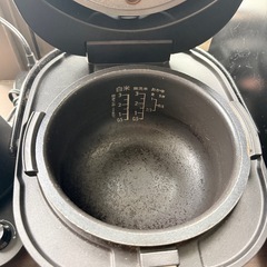 SHARP マイコン炊飯器 3合炊き　KS-CF05B-Bの画像