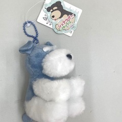 わんちゃん シュナウザー ぬいぐるみ 色 サイズ 違い ４個セットの画像