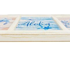 【レガストック川崎本店】ハワイアン 光る エコルアートボード アートパネル アートボード 壁掛け 長方形の画像