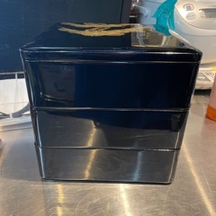【引き取り限定】中古品　重箱　3段　の画像