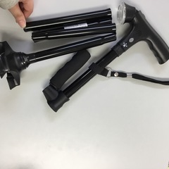 3点杖　LEDライト　ブザー　高さ調節可能の画像