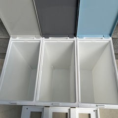 【お話中】ゴミ箱　3連の画像