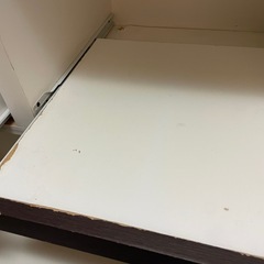 ニトリ 食器棚  ダークブラウンの画像