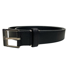 イヴサンローラン YVES SAINT LAURENT ベルト YSLロゴバックル ブラックの画像