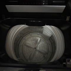 アイリスオーヤマ洗濯機7kg ブラックの画像
