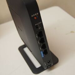 BUFFALO 無線LAN親機 WSR-2533DHPL2 IPv6対応 通電確認済み 元箱・説明書付き ブラック wifi 無線ルーター バッファロー 札幌市 清田区 平岡の画像