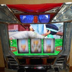 パチスロ実機 エレコ 緑ドン 花火の起源探求之巻 ドアキー 設定キー コイン不要機 オートベット機能付 家庭用100V 台キー 設定キーの画像