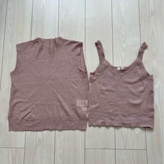 美品 セットアップワンピースの画像