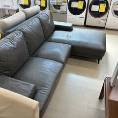 【ジャングルジャングル滋賀草津店】ジモティ来店特価!!　Lソファー　ﾀﾞｰｸｸﾞﾚｰ　J-2509113の画像