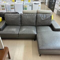 【ジャングルジャングル滋賀草津店】ジモティ来店特価!!　Lソファー　ﾀﾞｰｸｸﾞﾚｰ　J-2509113の画像