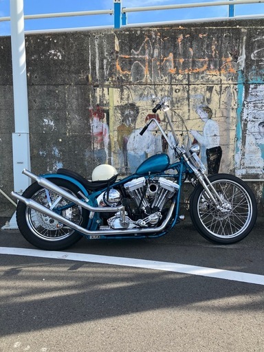 ハーレー1993年式エボソフテイルチョッパースーサイドジョッキーシフト