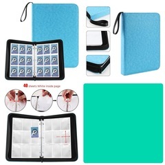 【新品、未使用】カードファイル　リフィル付き　3リング　カード収納　PAKESIの画像