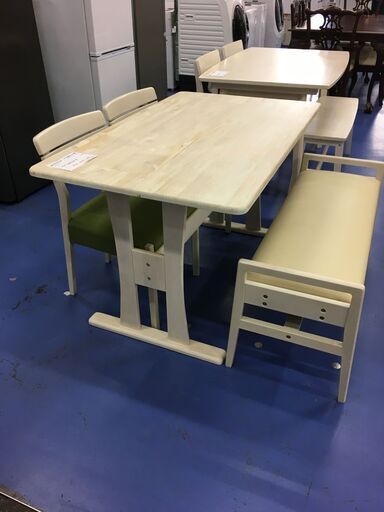 ★リユースのサカイ横浜南店★YM1453 NITORI 4人用ダイニングセット ライトブラウン W120×D74×H71 クリーニング済み