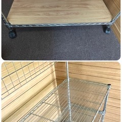【受付停止お問い合わせありがとうございました】スチールラック　幅90 キッチン家電置き場やパソコンデスクに！の画像