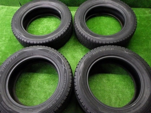 225/60R17　99Q　ダンロップ　ウインターMAXXSJ8　エクストレイル　クリーガー　4本　16年　溝6.0～7.0　250910234