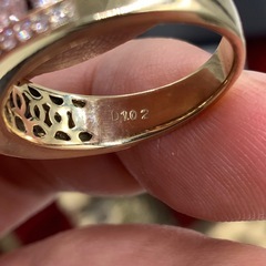 14K ダイヤモンドリング　 1.02ct 7g 約14.5号の画像