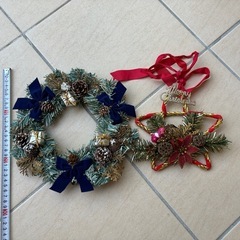 🎄クリスマスリース2個セット🎄の画像