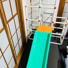 ジャングルジム　滑り台
の画像