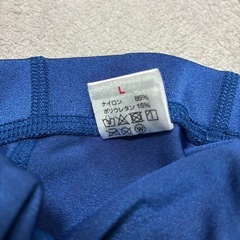 セントラルスポーツ　水泳帽　青　Lの画像