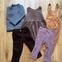 秋冬服9点　90サイズの画像