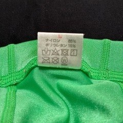 セントラルスポーツ　水泳帽　緑　Lの画像