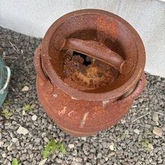ミルク缶　レトロ　アンティークの画像