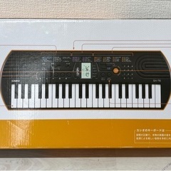 M【中古品】CASIO カシオ ミニキーボード SA-76 電池式 軽量 持ち運び可能 44鍵 鍵盤楽器　の画像