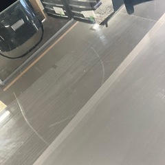 W2509-441 ガラステーブル キズ 汚れありの画像
