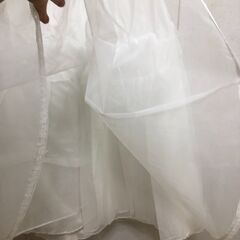 子供ドレス用パニエ ホワイト チュールスカート ペチコート 発表会 結婚式 演奏会 ボリュームアップ 48302-9の画像