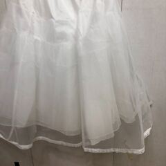 子供ドレス用パニエ ホワイト チュールスカート ペチコート 発表会 結婚式 演奏会 ボリュームアップ 48302-9の画像