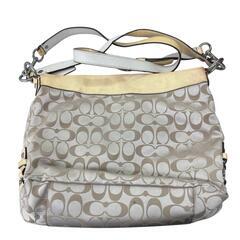 186000 現状品 COACH コーチ ショルダーバッグ　ベージュ　総柄　 F16181  [1000027775348]の画像