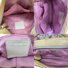 186000 現状品 COACH コーチ ショルダーバッグ　ベージュ　総柄　 F16181  [1000027775348]の画像