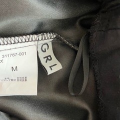 フェイクレザースカートの画像