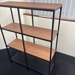【0円】IKEA イケア シェルフユニット ブラック 100x136cmの画像