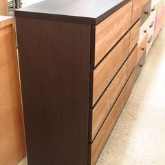 新品アウトレット品 チェスト 120-4ジンBR G-2391の画像