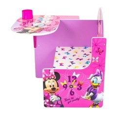 デルタ ディズニー ミニーマウス 一体型 チェアーデスク 女の子 3歳から テーブル イス セット Delta t　 [並行輸入品]の画像