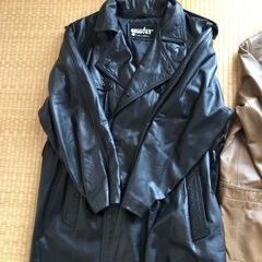 本皮コート二枚セットの画像
