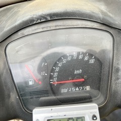 セル始動‼️原付2種⭐️アドレス110 スズキ⭐️2stエンジンで速い‼️ピンクナンバー　2人乗り　125ccの画像