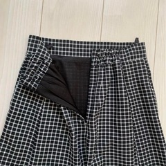 未使用 チェックスカートの画像