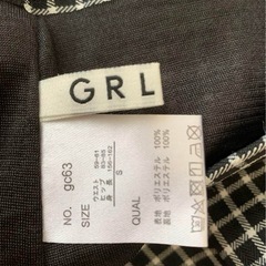 未使用 チェックスカートの画像