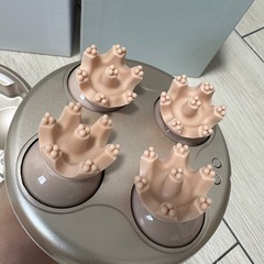 RELX ヘッドスパ 電動頭皮ブラシ ローズゴールドの画像