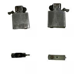 170590 現状品 ZIPPO ジッポ オイルライター 真鍮 ヴィンテージ イタリック体 [1000023021098]の画像