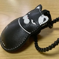 ★ 可愛い 猫 ネコ のキーホルダー バッグチャーム 調整可能 未使用★の画像