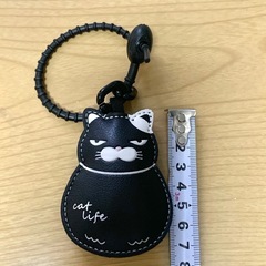 ★ 可愛い 猫 ネコ のキーホルダー バッグチャーム 調整可能 未使用★の画像