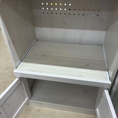 【ジャングルジャングル滋賀草津店】ジモティ来店特価!!　キッチンカウンター　オフホワイト　J-2509120の画像