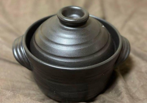 華月 ごはん土鍋 万古焼 大黒窯 二重蓋 2合炊き