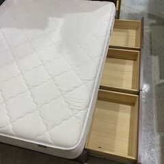 日本ベッド｜Beads REGULAR｜床下収納付｜クイーンベッドの画像